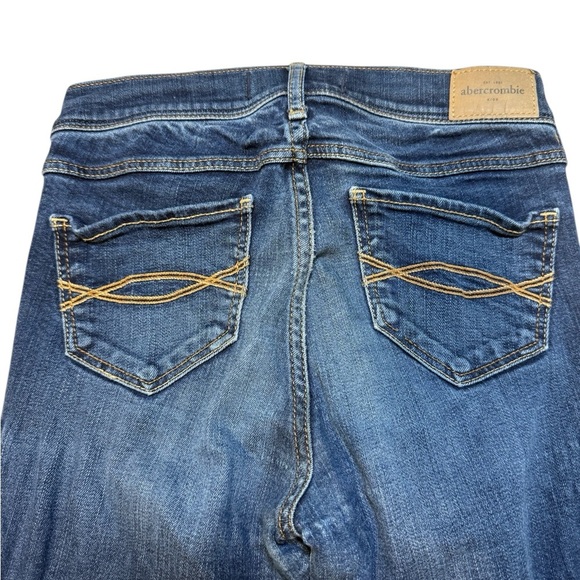 Abercrombie Kids Girls 14 Slim Dark Wash Skinny Jeans Classic Denim - Picture 7 of 11